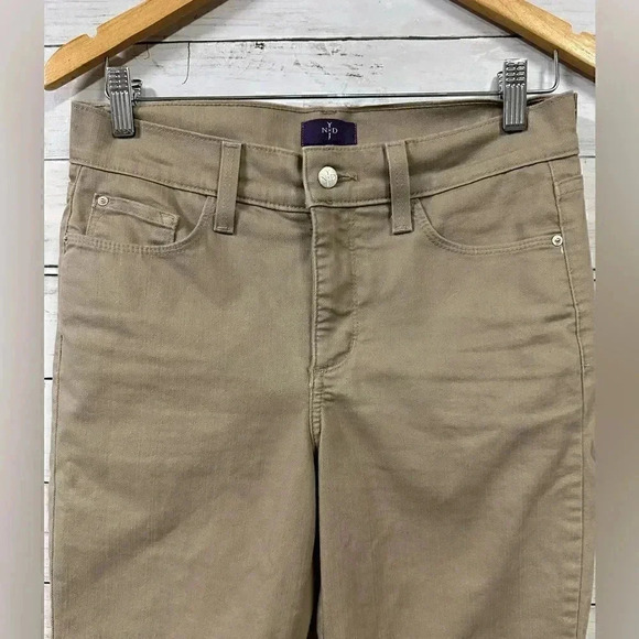 NYDJ Edna Cropped Tan Jeans - Picture 3 of 6